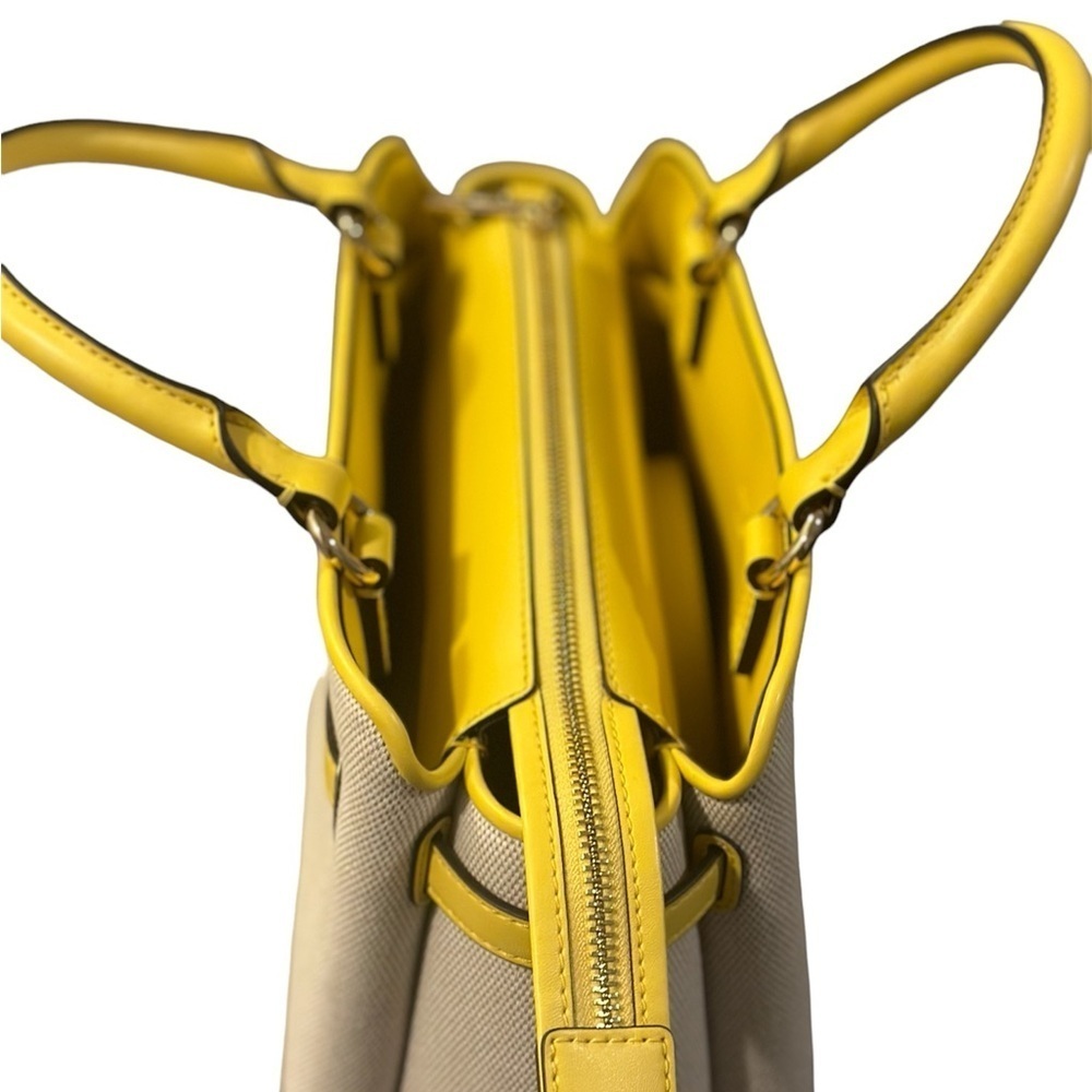 Michael Kors Reed Golden Yellow Satchel - Picture 4 of 11